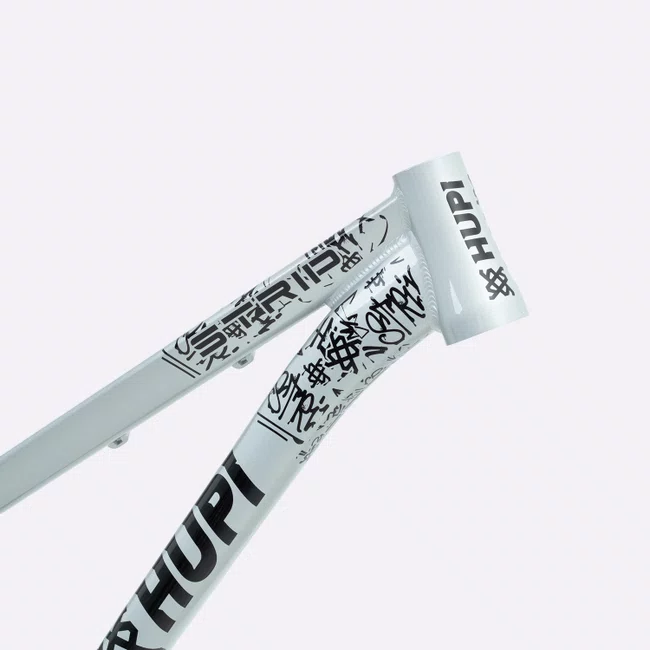 Quadro HUPI Strip Prata e Preto Horizontal