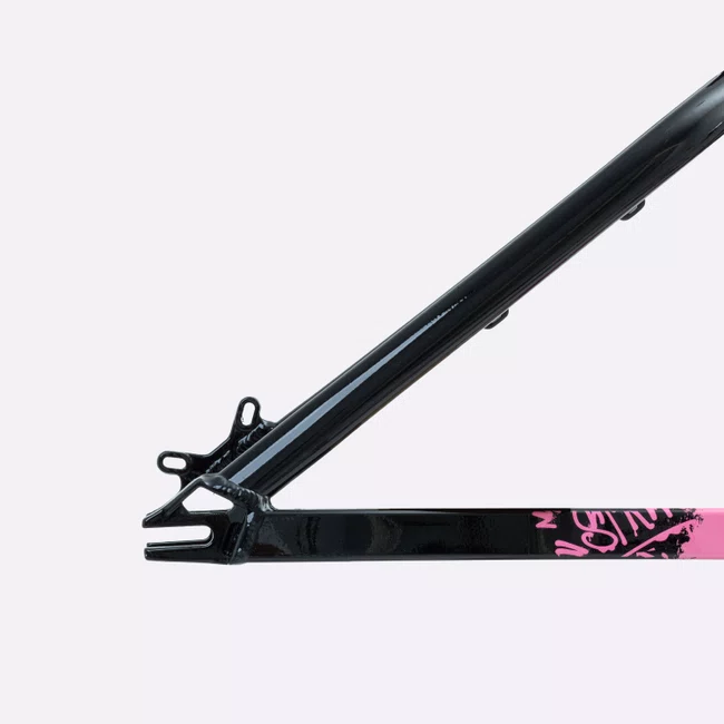 Quadro HUPI Strip Preto e Rosa Horizontal