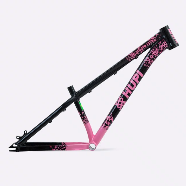 Quadro HUPI Strip Preto e Rosa Horizontal