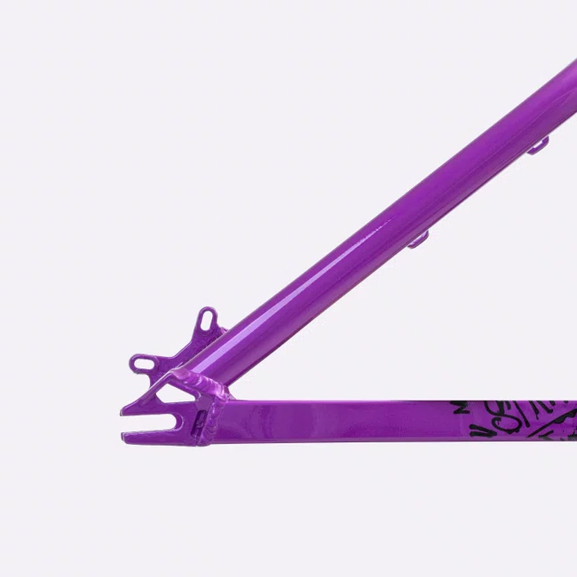 Quadro HUPI Strip Roxo e Preto Horizontal