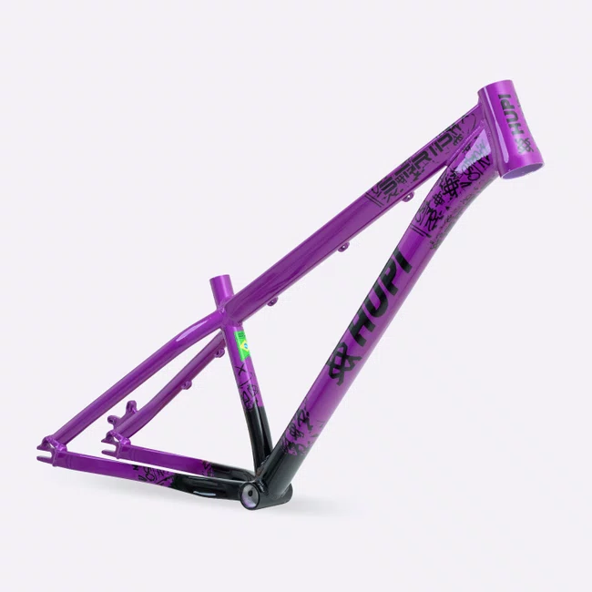 Quadro HUPI Strip Roxo e Preto Horizontal