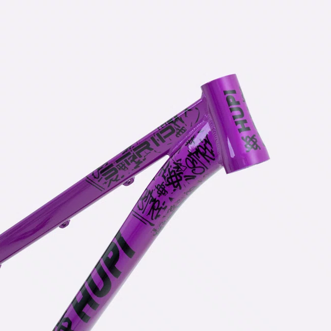 Quadro HUPI Strip Roxo e Preto Horizontal