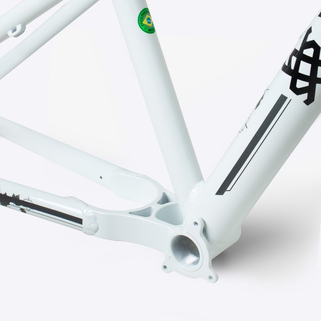 Quadro HUPI Whistler V6 Branco com Gancheira Horizontal