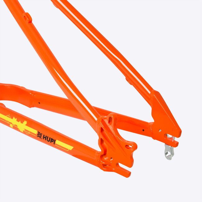 Quadro HUPI Whistler V6 Laranja com Gancheira Horizontal