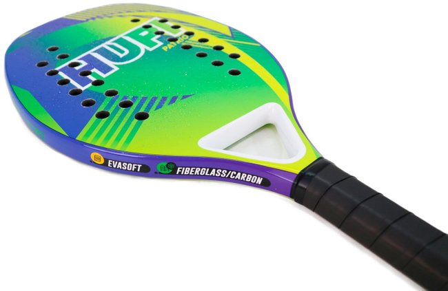 Raquete Beach Tennis HUPI Carbon/Fiberglass Patriot