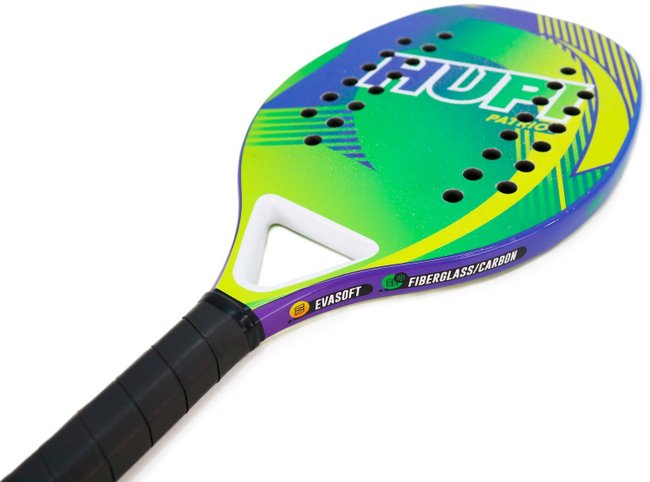 Raquete Beach Tennis HUPI Carbon/Fiberglass Patriot
