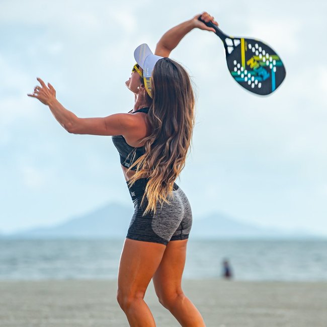 Raquete Beach Tennis HUPI Doha Carbon 3K