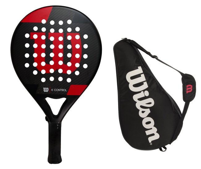 Raquete de Padel Wilson K Control Com Bolsa