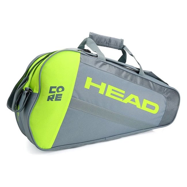 Raqueteira Padel Head Core Combi Cinza e Amarelo
