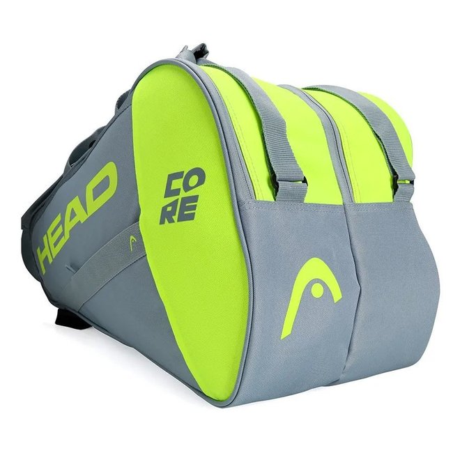 Raqueteira Padel Head Core Combi Cinza e Amarelo