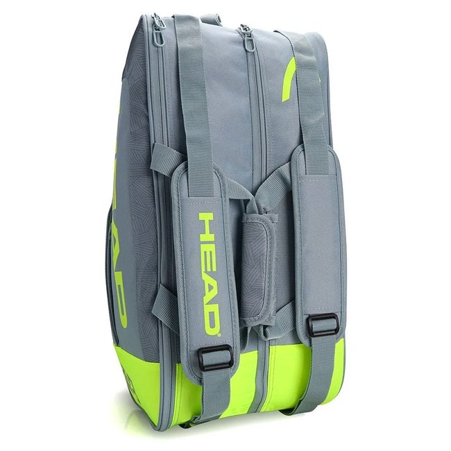 Raqueteira Padel Head Core Combi Cinza e Amarelo