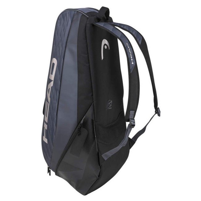 Raqueteira HEAD Tênis Djokovic 6R Combi Chumbo e Preto