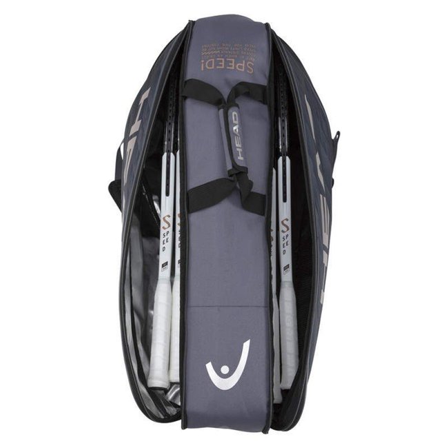 Raqueteira HEAD Tênis Djokovic 6R Combi Chumbo e Preto