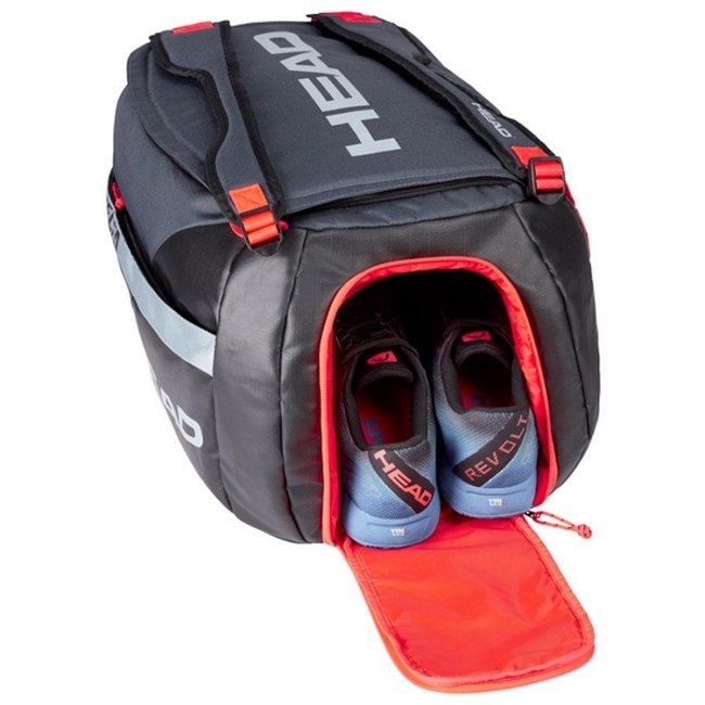 Raqueteira HEAD Delta Preto e Laranja Padel e Beach Tennis