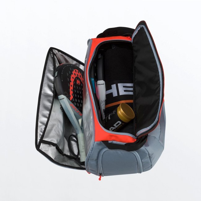 Raqueteira HEAD Delta Preto e Laranja Padel e Beach Tennis