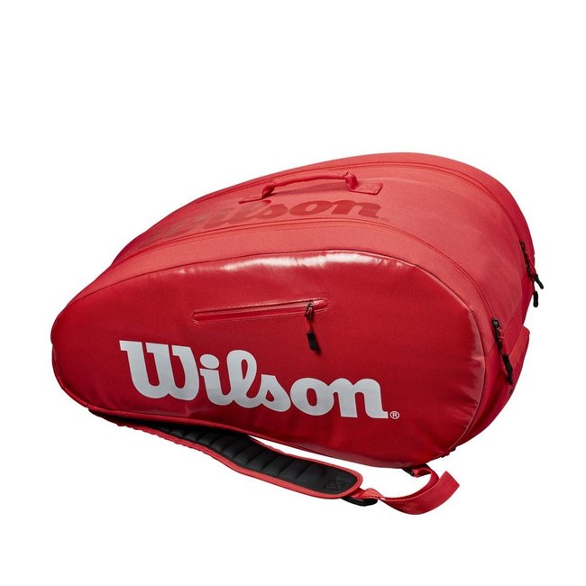 Raqueteira Wilson Super Tour Padel Beach Vermelho