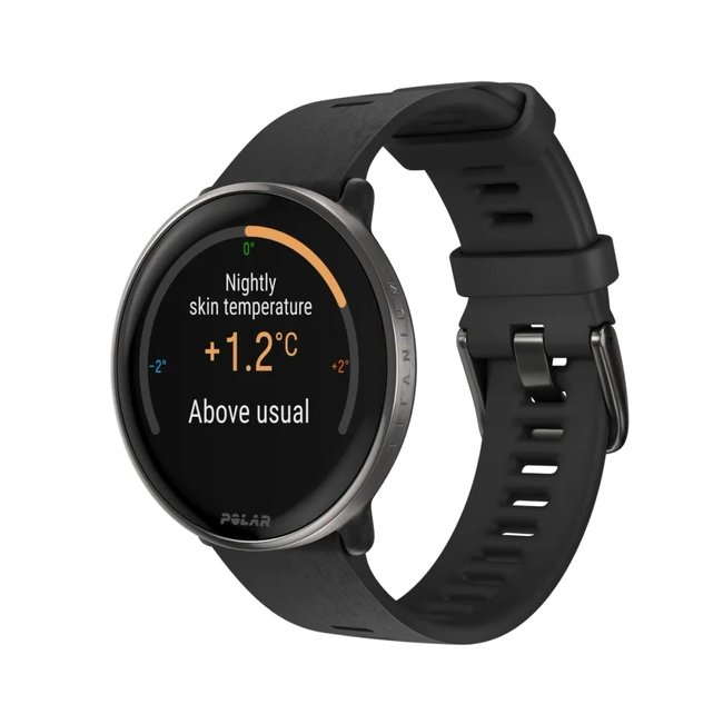 Relógio Polar Ignite 3 Titanium Preto