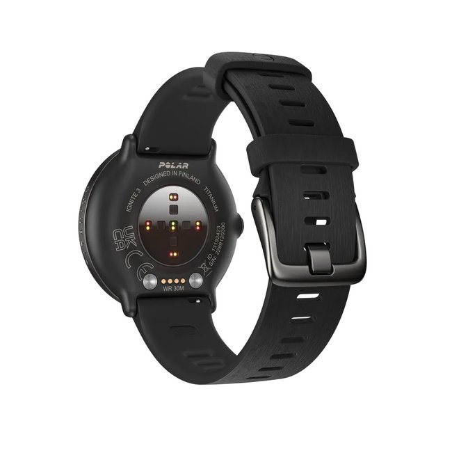 Relógio Polar Ignite 3 Titanium Preto