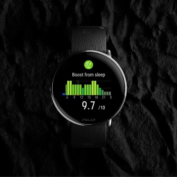 Relógio Polar Ignite 3 Titanium Preto