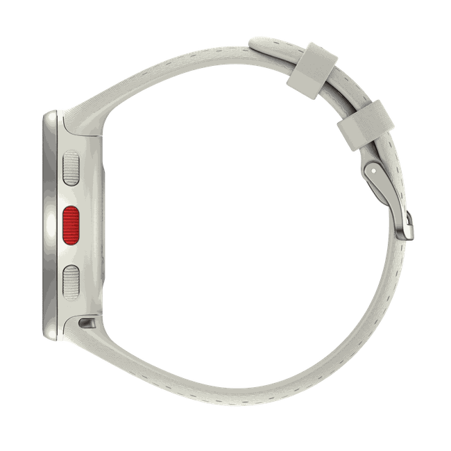 Relógio Polar GPS Pacer Pro Branco e Vermelho P/G
