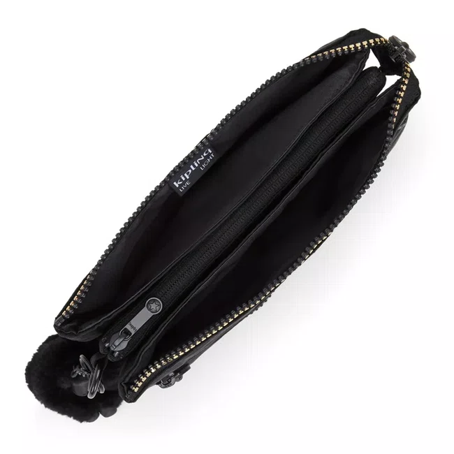 Bolsa Kipling Riri Zip Preto