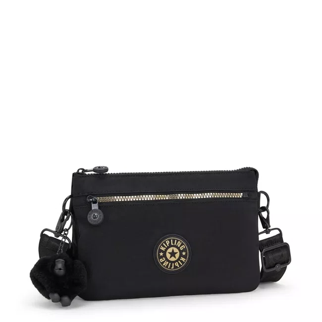 Bolsa Kipling Riri Zip Preto