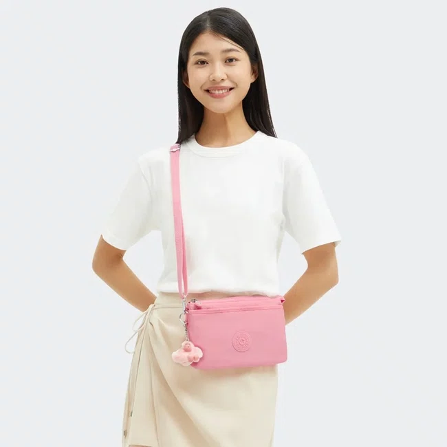 Bolsa Kipling Riri Rosa