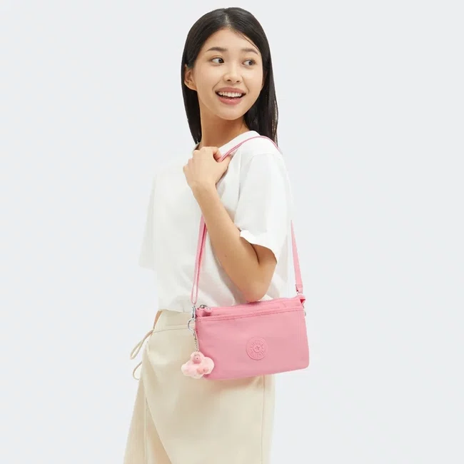 Bolsa Kipling Riri Rosa