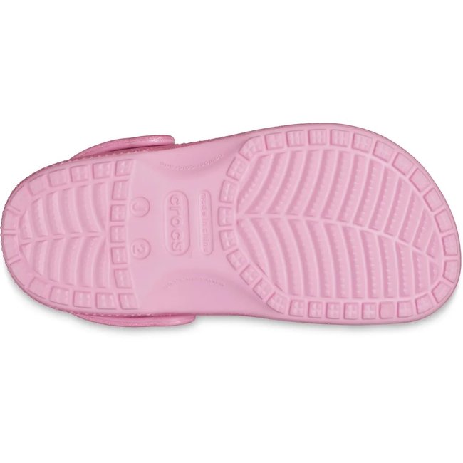 Sandália Crocs Classic Glitter Clog Rosa Feminino