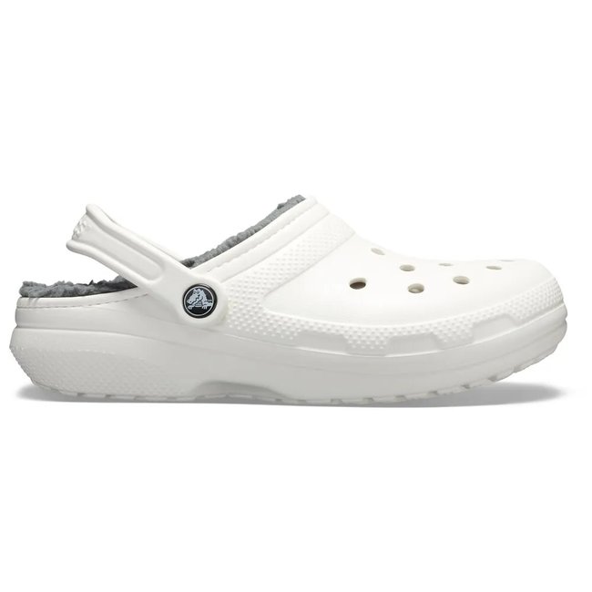 Sandália Crocs Classic Lined Clog Branco Unissex 