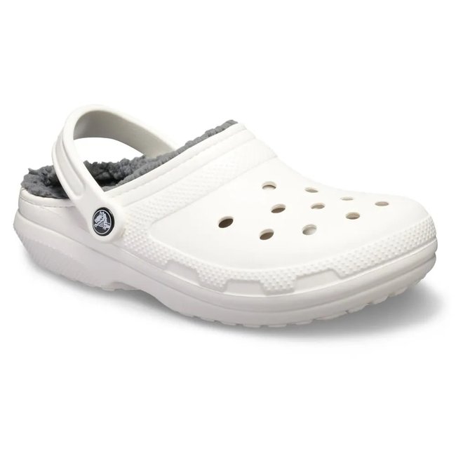 Sandália Crocs Classic Lined Clog Branco Unissex 