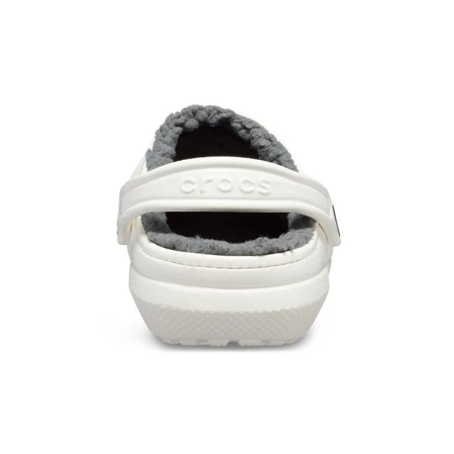 Sandália Crocs Classic Lined Clog Branco Unissex 
