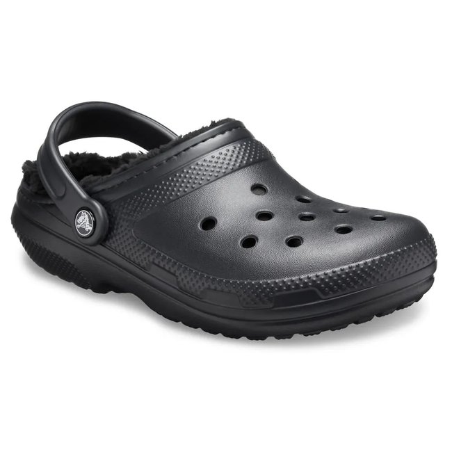 Sandália Crocs Classic Lined Clog Preto Unissex 