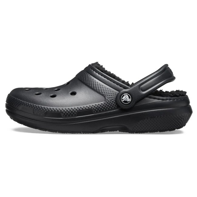 Sandália Crocs Classic Lined Clog Preto Unissex 
