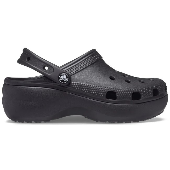 Sandália Crocs Classic Platform Clog Preto Feminino