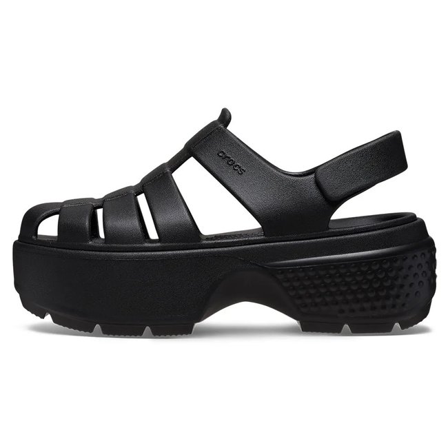 Sandália Crocs Stomp Fisherman Preto Feminino