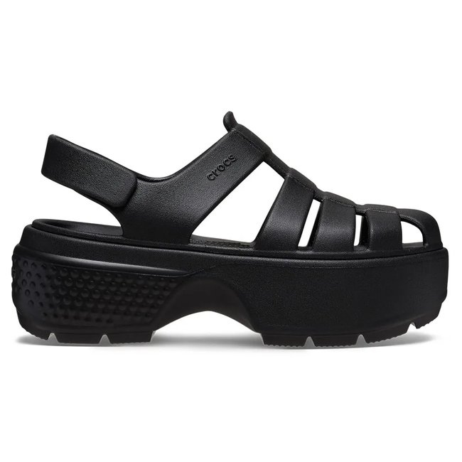Sandália Crocs Stomp Fisherman Preto Feminino