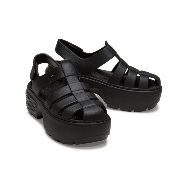 Sandália Crocs Stomp Fisherman Preto Feminino