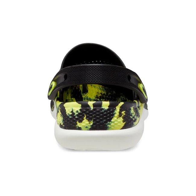 Sandália Crocs LiteRide 360 Marbled Clog Preto/Verde Unissex