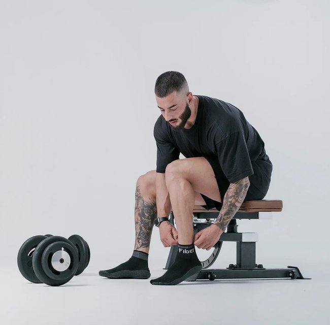 Sapatilha Fiber Multisports Cinza e Preto