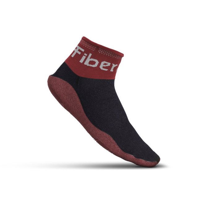 Bota Sapatilha Fiber Multisports Preto e Vermelho