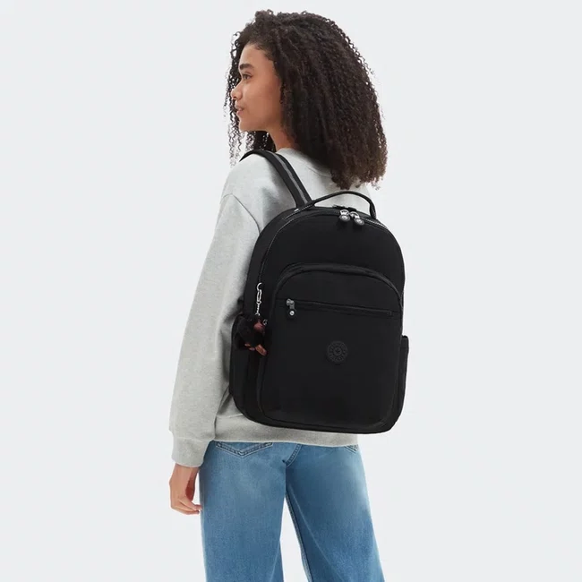 Mochila Kipling Seoul Lap Preta