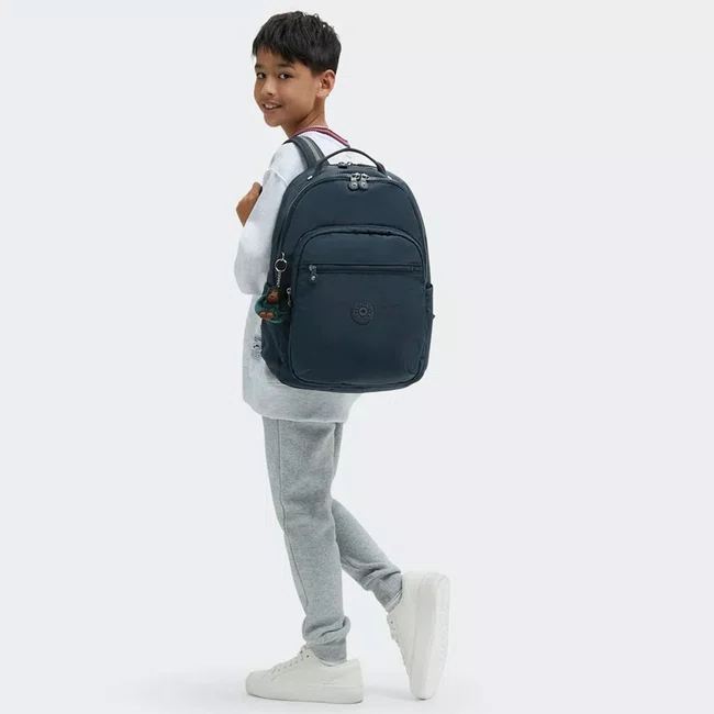 Mochila Kipling Seoul Lap Azul Marinho