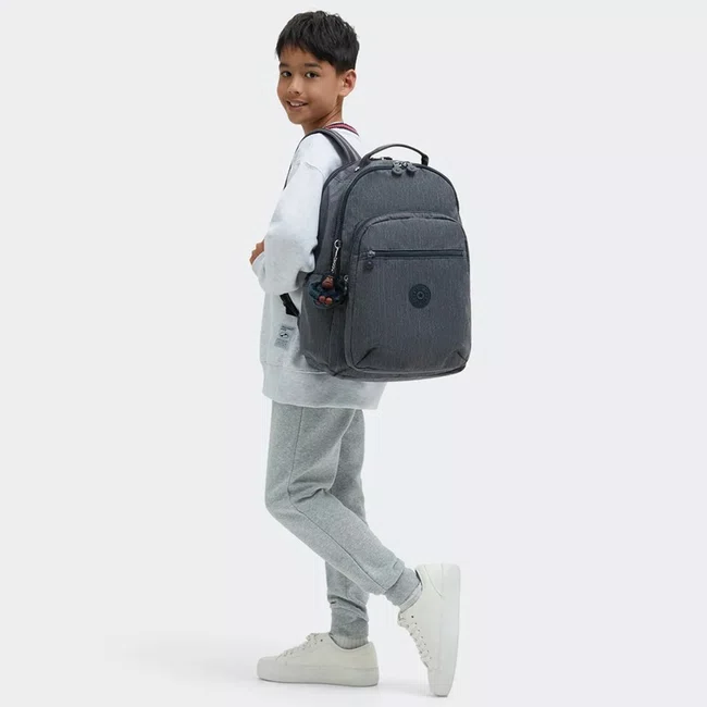 Mochila Kipling Seoul Lap Azul Estonado