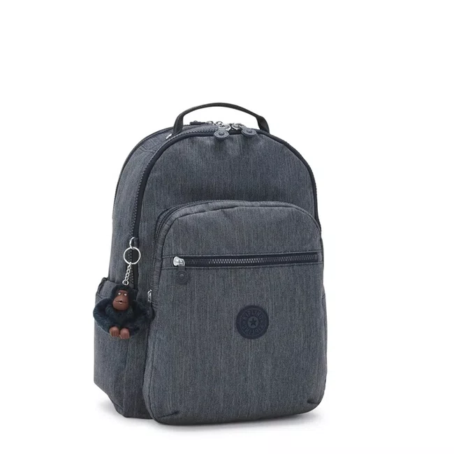 Mochila Kipling Seoul Lap Azul Estonado