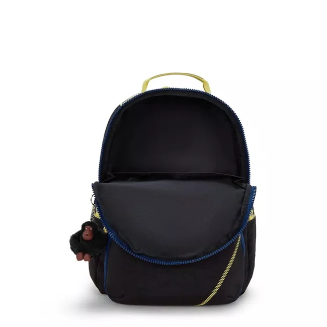 Mochila Kipling Seoul Lap Azul e Preta
