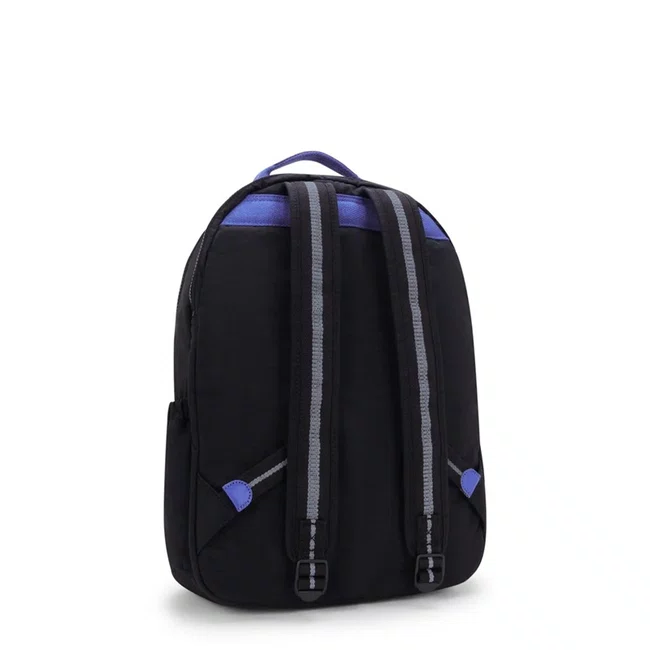 Mochila Kipling Seoul Lap Preto e Azul