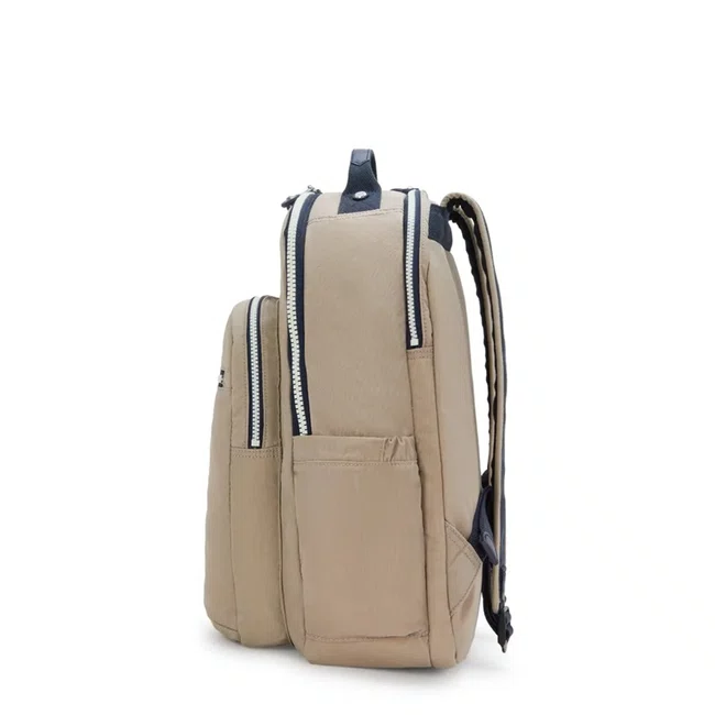 Mochila Kipling Seoul Lap Bege