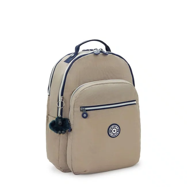 Mochila Kipling Seoul Lap Bege