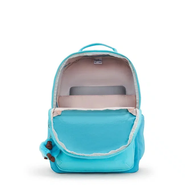 Mochila Kipling Seoul Azul Turquesa